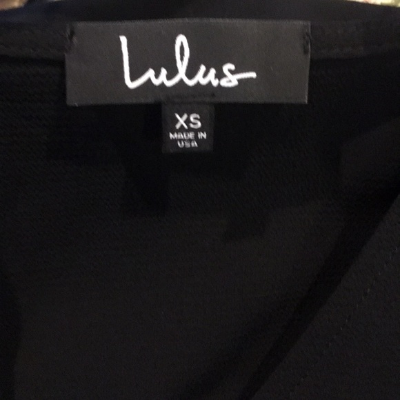 Black mid length dress - Picture 3 of 4